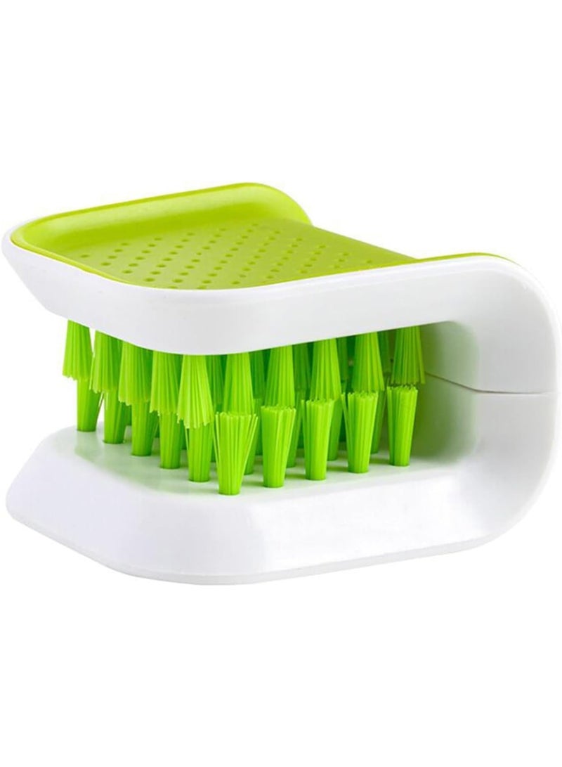 Multi-Purpose Tableware Cleaning Brush with Dual Bristles – Perfect for Knives, Forks, Spoons, and Chopsticks – Comfortable Grip, Durable Design (1 Piece) - Image 1