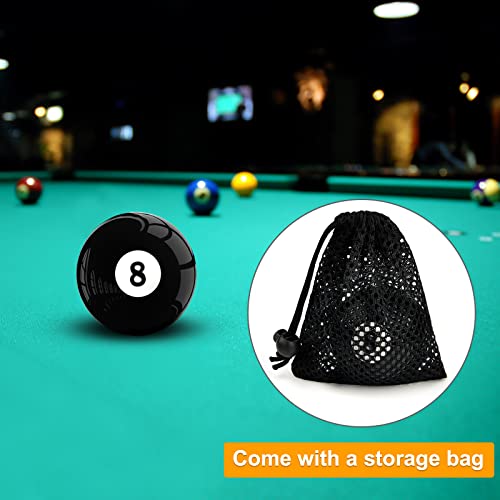 Mototo 1 Pack AAA-Grade Pro-Cup Billiard Cue Ball and 1 Pack Practice Training Billiard #8 Ball Standard Regulation Size 2-1/4" for Games & Sports - Image 4