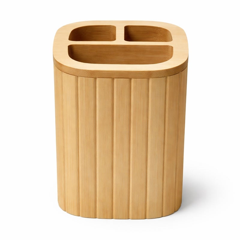 Group Tiger Bathroom Accessories Set 6 Pieces - Wooden - A210-623 - Image 3