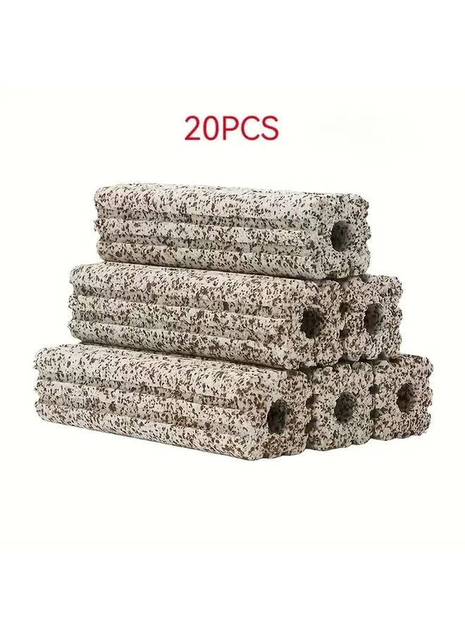 20 قطعة من كرات الفلتر الحيوي الحجري النانوي لتنقية مياه أحواض المياه العذبة والمالحة - Image 1