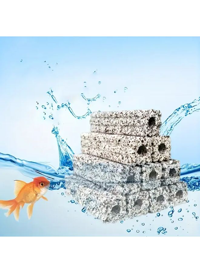 20 قطعة من كرات الفلتر الحيوي الحجري النانوي لتنقية مياه أحواض المياه العذبة والمالحة - Image 4