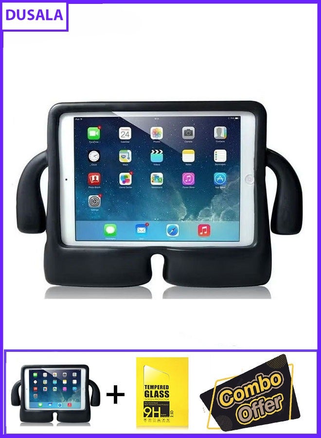 DUSALA 2 in 1 Kids Shock‑Proof EVA Case with Handle & Stand for iPad Pro 11 Inch Bright Durable Cover with Glass