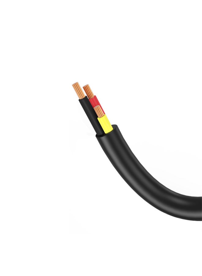 American Standard UL2464 3-core Power Cord Car Modified Audio And Video Cord Positive Standard Powder Sheathed Ul Electronic Cord-Color:Ul2464 18awg Three Core 1m  - Image 2