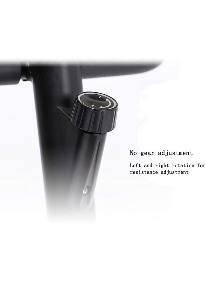 دراجة لياقة بدنية منزلية تصميم هادئ وآمن وقابل للطي مع شاشة LCD رقمية قابلة للتعديل ومقعد مريح - Image 5