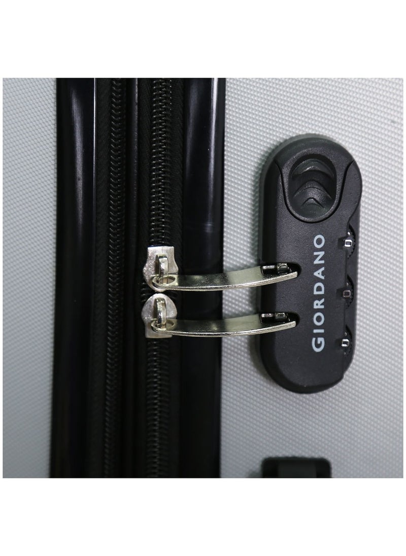 GIORDANO Giordano Hardshell Luggage Trolley 3 pcs Set,Silver  - Image 4