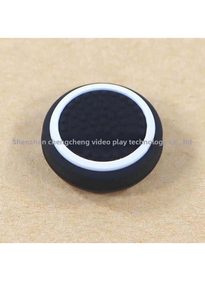 Generic PS5 Portal Luminous Rocker Cap Multi-point Protective Cap Steam Deck Handheld Universal Rocker Anti-slip Cap-Product Color:White Black Bottom  - Image 1