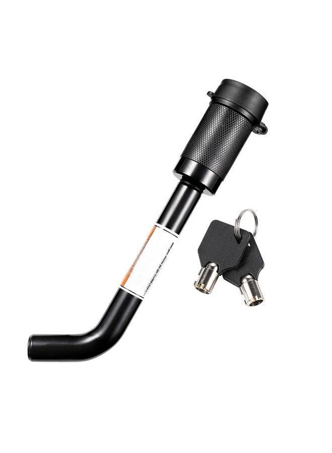 Trailer Hitch Receiver Lock, Dogbone Style Hitch Pin Lock Bent Pin for Class Receiver, Fits Bike Rack Tray Ball Mount for Towing Trailer Truck Car Boat RV - Image 1