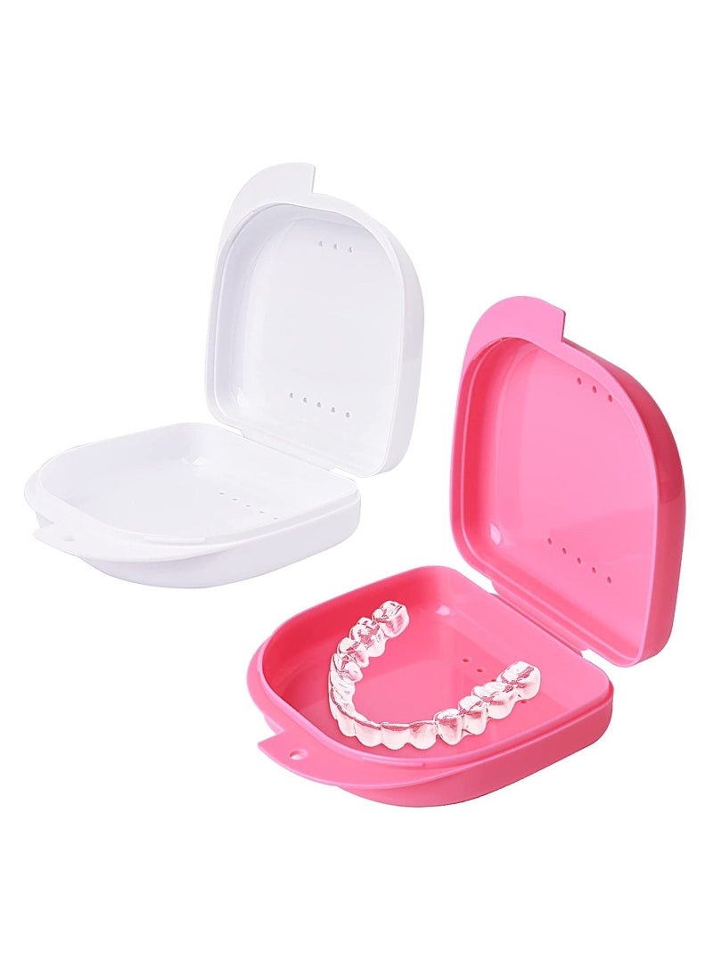 SYOSI - 3 Pack Orthodontic Retainer Holder Cases, for Retainer Box Braces Box Storage Box Easy to Carry - Image 1