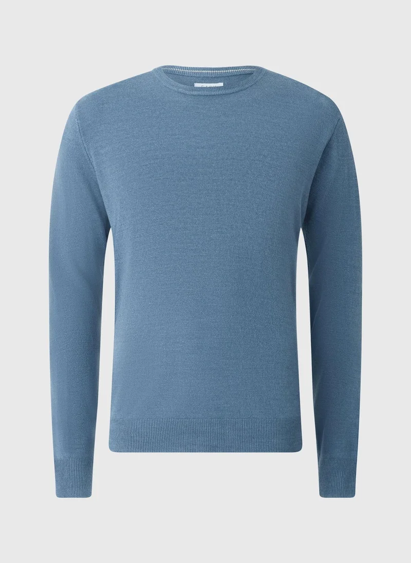 ماتلان Blue Soft Touch Crew Jumper