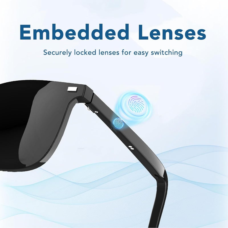 AI Translation Smart Glasses, Real Time Translation Glasses for Men Women with 118 Language, BT 5.3, Integrated Lenses, Noise Cancelling for Travel, Business, Meetings - Image 5