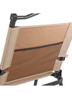 Campmate Foldable Camping Chair Cm-7876 With Wooden Arm Rest |For Camping - Fishing -Outdoor- Picnic  - Image 3