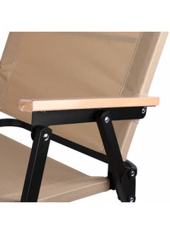 Campmate Foldable Camping Chair Cm-7876 With Wooden Arm Rest |For Camping - Fishing -Outdoor- Picnic  - Image 4