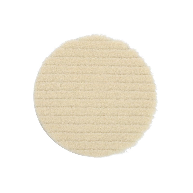 Self Adhesive Wool Buffing Pad 5 Inch 125mm With Sponge Layer For Car Detailing Metal Polishing - Image 2