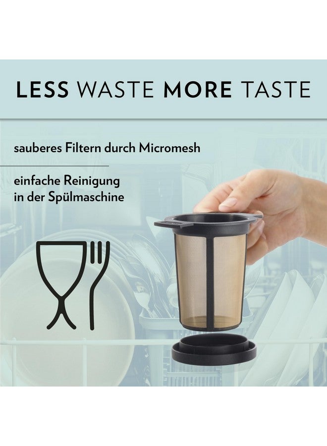 finum Finum Reusable Stainless Steel Coffee and Tea Infusing Mesh Brewing Basket, Large, Black - Image 5