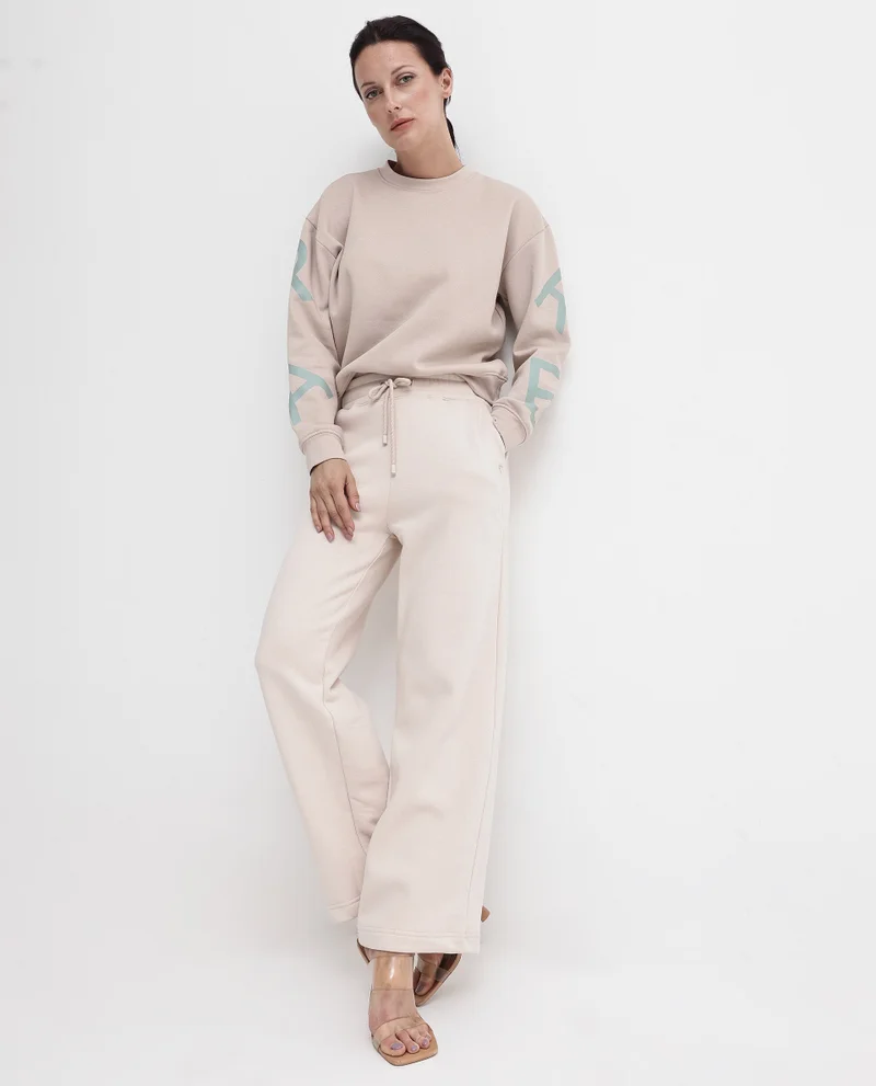 Rareism Women's Relaxed Comfort Wide Leg Sweatpants
