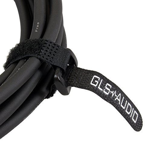 GLS Audio 50 feet Speaker Cable 16AWG Patch Cords - 50 ft 1/4 inch to 1/4 inch Professional Speaker Cables Black 16 Gauge Wire - Pro 50' Phono 6.3mm Cord 16G - Single - Image 4