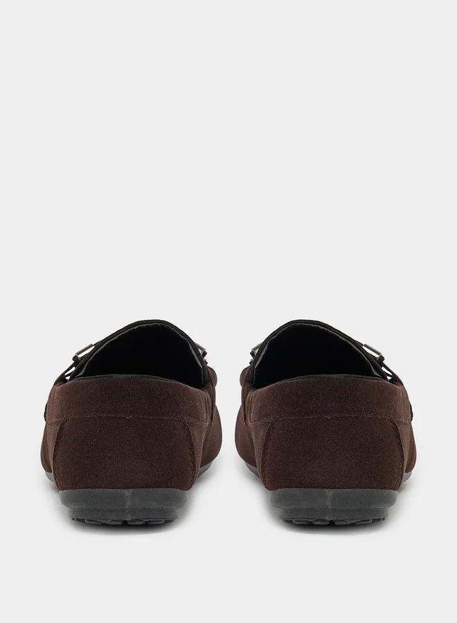 Styli Bow Detail Slip On Loafers