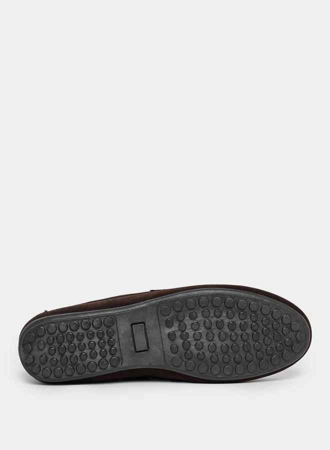 Styli Bow Detail Slip On Loafers