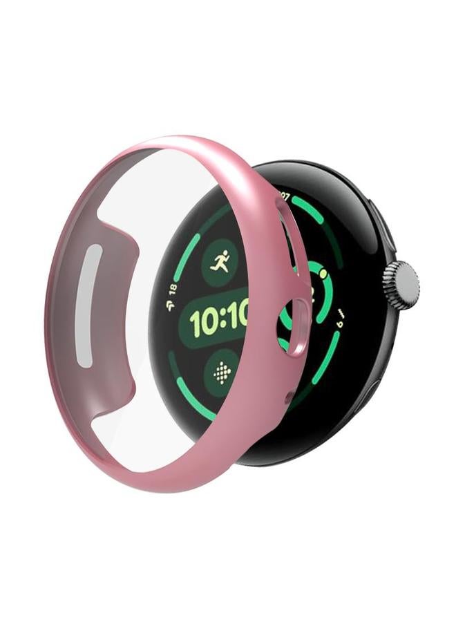 erorex For Google Pixel Watch 3 45Mm Integrated Full Coverage Tpu Watch Protective Cover(Pink) - Image 1