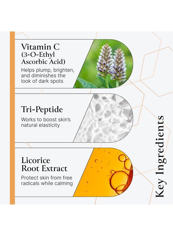 BLISS Bright Idea Vitamin C + Tripeptide Collagen Brightening Face Skincare Serum Anti Aging Boosts Skin Elasticity Clean Vegan & Crueltyfree 1 Fl Oz - Image 5