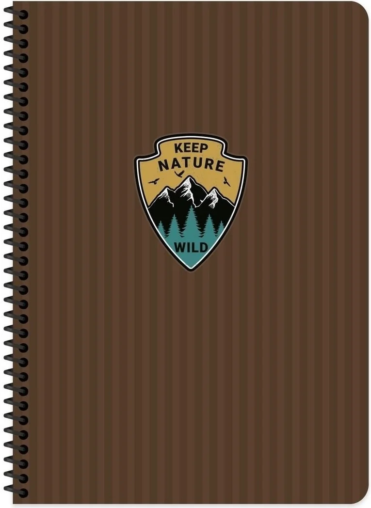 Genc Dijital Baski GENC DIGITAL PRINTING Outdoor Spiral A4 Squared 80 Sheets Notebook