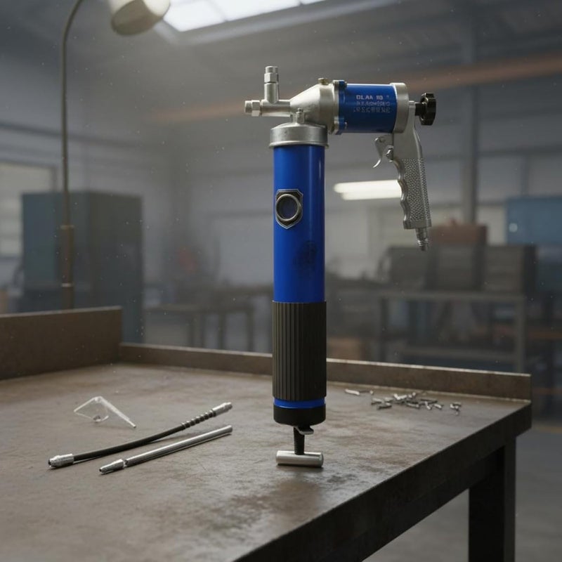 predolo High Pressure Oil Industrial Grade Pneumatic Oil Labor Saving Air Powered r for Mechanics, Barrel Trans Non-Rot - Image 5