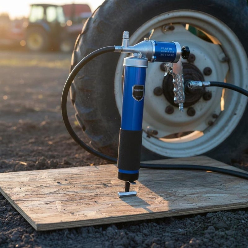 predolo High Pressure Oil Industrial Grade Pneumatic Oil Labor Saving Air Powered r for Mechanics, Barrel Trans Non-Rot - Image 4