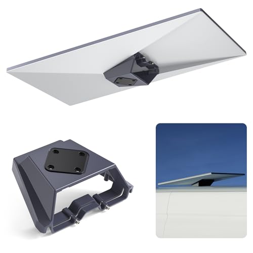 XLTTYWL Starlink Gen 3 Mount, Premium Heavy Duty Starlinks Gen3 Standard Mobility Roof Mount for Gen 3/V3 Starlink Flat Standard Dishy Fits RV, Boat, Wood, Metal, Plastic or Slotted Vehicle Rails - Image 1