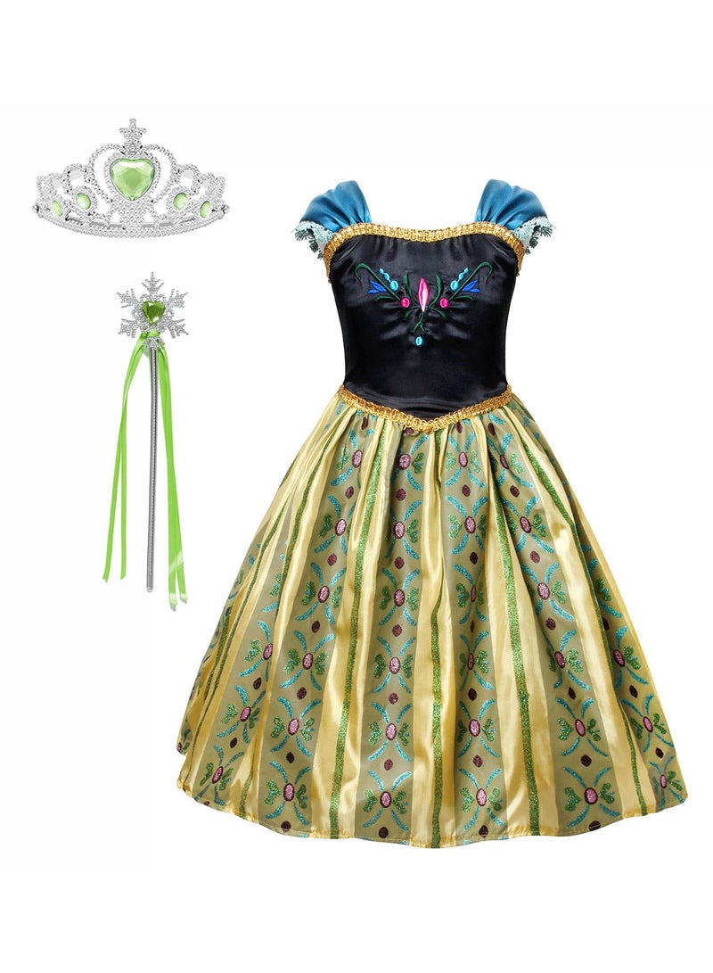 Sweet seven Princess Costume for Girls: Magical Dress-Up for Birthdays & Parties Transform celebrations with this enchanting Princess Dress. Ideal for birthdays, and theme parties Suitable for 130cm - Image 1