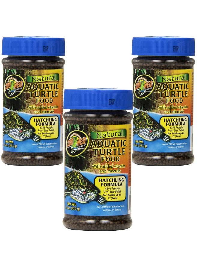 زوو ميد (عبوة من 3 قطع) طعام طبيعي للسلاحف المائية - تركيبة خاصة بالصغار