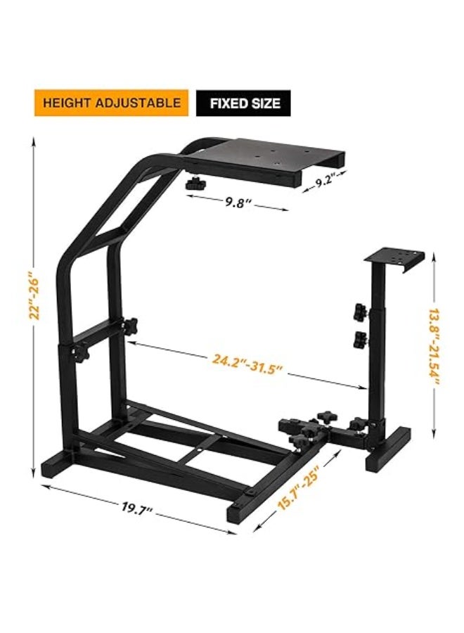 Racing Wheel Simulator Stand for Logitech G29, G27, G25, G920 Steering Gaming Wheel Stand Without Wheel and Pedals  - Image 4