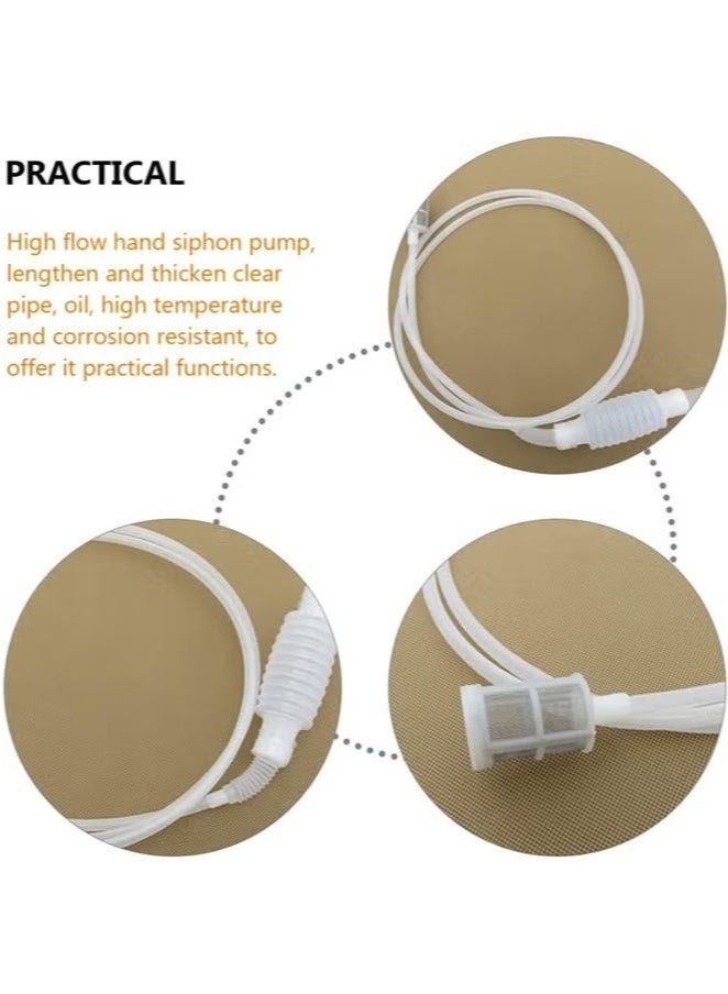 2pcs Liquid Transfer Pump Water Fuel Suction Tube Squeezing Gas Siphon Manual Pumping Petrol Syphon for Light Oils Gas Diesel Petrol Fish Tank - Image 4