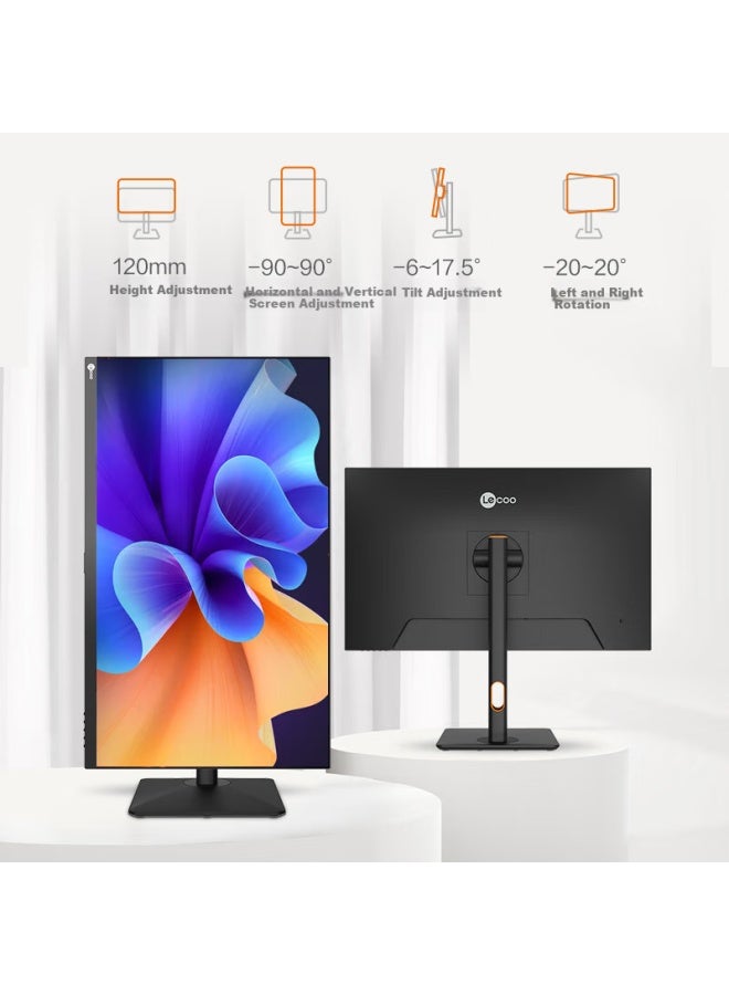 Lecoo Lenovo Lanku 32-inch 4k Ultra Hd Ips Wide Color Gamut Hdr 400nit Type-c 65w Built-in Speaker Low Blue Light Rotating Lifting Monitor M3221pl - Image 4