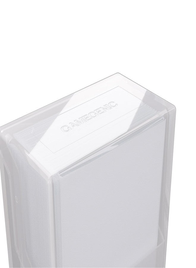 Asmodee Gamegenic Bastion 50+ XL Deck Box - Compact, Secure, and Perfectly Organized for Your Trading Cards! Safely Protects 50+ Double-Sleeved Cards, White Color, Made - Image 3