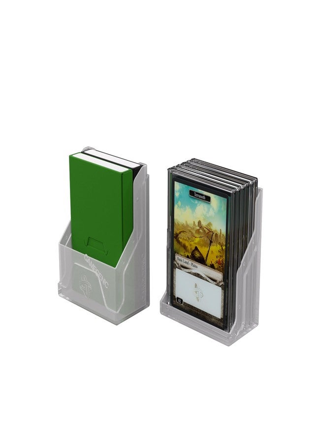 Asmodee Gamegenic Bastion 50+ XL Deck Box - Compact, Secure, and Perfectly Organized for Your Trading Cards! Safely Protects 50+ Double-Sleeved Cards, White Color, Made - Image 5