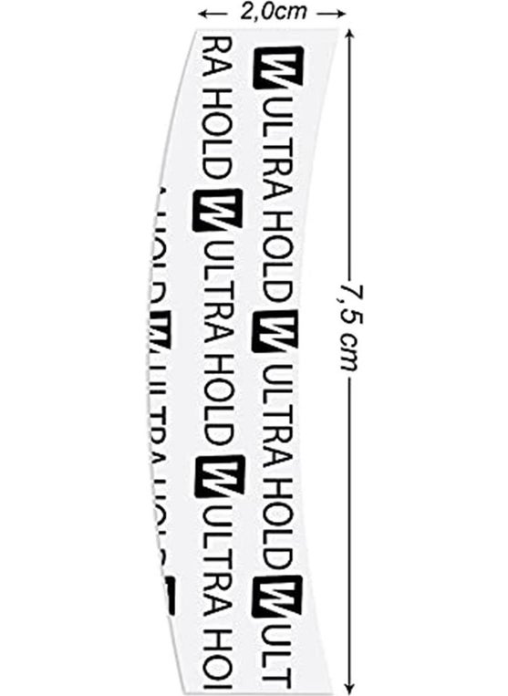 Walker Tape شريط تثبيت™ للأطراف الصناعية للشعر بيضاوي (''c'' - 2.0 سم x 7.5 سم) 36 قطعة  - Image 2