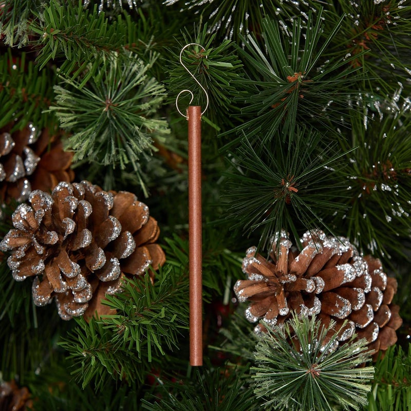 Scentsicles Autumn n Apples Scented Hanging Ornaments - 6 Brown Paper Sticks with Hooks for Fall & Christmas - Image 4