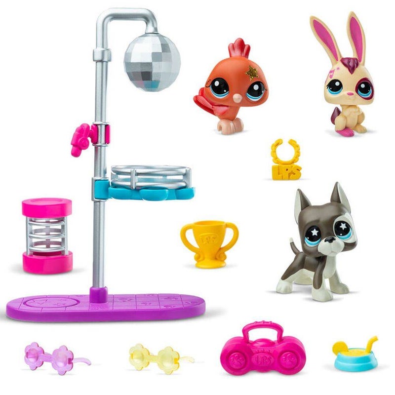 Littlest Pet Shop Disco Nights Play Pack (11 Pieces) - Image 2