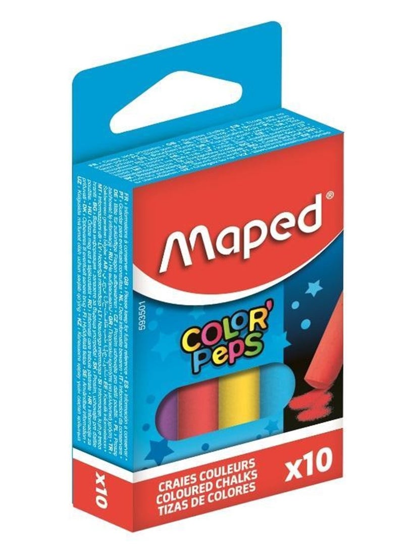 Maped 100-Piece Chalk Sticks Multicolour - Image 2