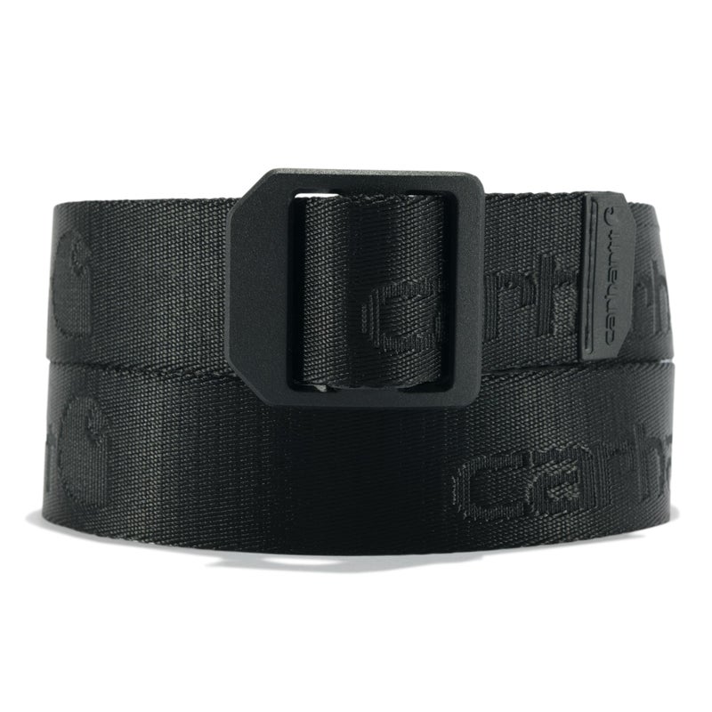 Carhartt Mens Nylon Webbing Ladder Lock Belt Black Large - Image 2