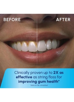 Waterpik Waterpik Cordless Pearl Rechargeable Portable Water Flosser for Teeth, Gums, Braces Care and Travel with 4 Flossing Tips - ADA Accepted, WF-13 White, Packaging May Vary  - Image 5