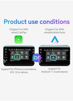 Digisand Wireless Carplay And Android Auto Adapter 2in1 Mini Adapter 5GHZ WiFi5 Suitable For 99% Of Original Wired Carplay/Auto Cars  - Image 3