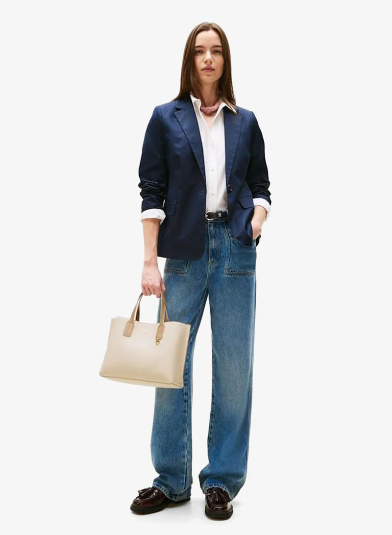 TOMMY HILFIGER Logo Detailed Zip through Distinct Mini Tote