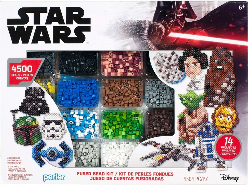 Perler - 80-54388 Star Wars Deluxe Box Beads Kit, 4500pcs - Image 1