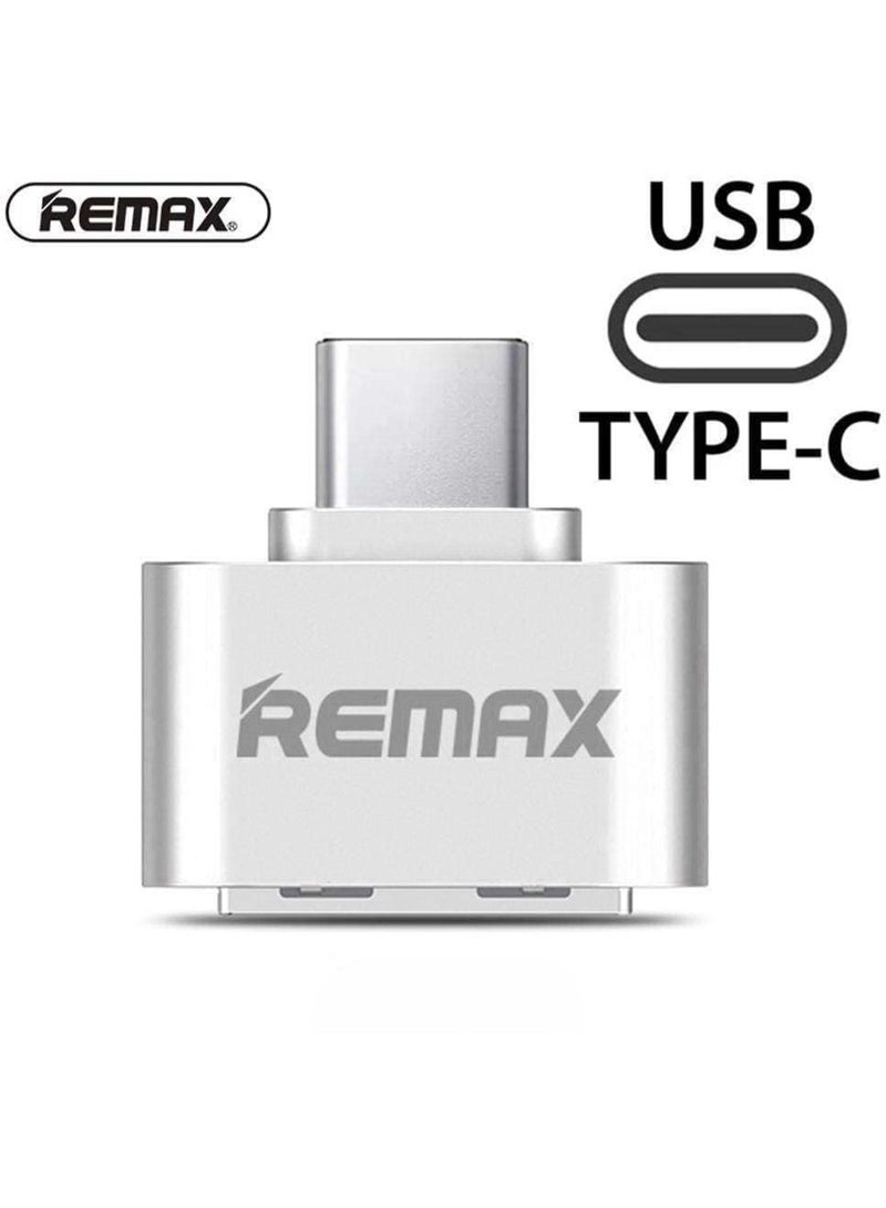 ريماكس كابل USB نوع سي او تو جي من ريماكس - فضي - Image 5