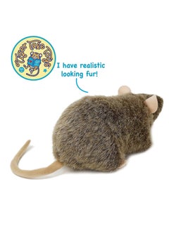 VIAHART Viahart Reuben The Rat Soft Plush Toy for Kids | Huggable Stuffed Animals| Fluffy Toys for Baby, Children, Toddler | Polyester Fabric | Polypropylene Filling | Recommended Age 3+  - Image 3