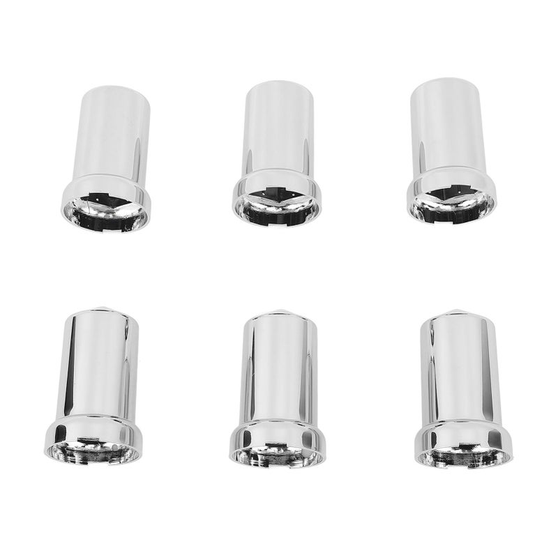 20pcs ABS Chrome Plastic Lug Nut Covers 33mm Flanged Anti Rust Caps for Trucks Trailers Vehicles - Image 5