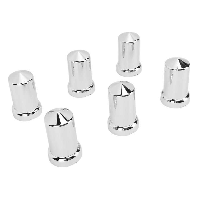 20pcs ABS Chrome Plastic Lug Nut Covers 33mm Flanged Anti Rust Caps for Trucks Trailers Vehicles - Image 3