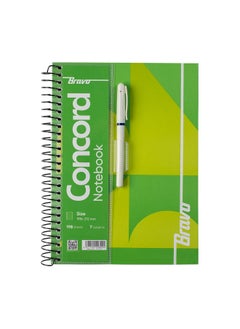 Bravo New Concord Notebook Large - 7 Subjects - Green  - Image 1