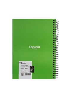 Bravo New Concord Notebook Large - 7 Subjects - Green  - Image 2